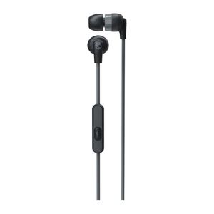 Audífonos in ear con micrófono Skullcandy Ink'd almohadillas de silicona, conector 3.5 mm, control de música y llamadas, negro