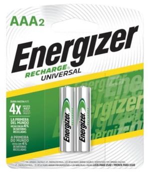 Pila recargable Energizer AAA x2