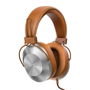 Audífonos over ear con micrófono Pioneer SE-MS5T almohadillas acolchadas, conector 3.5 mm, control de llamadas, marrón