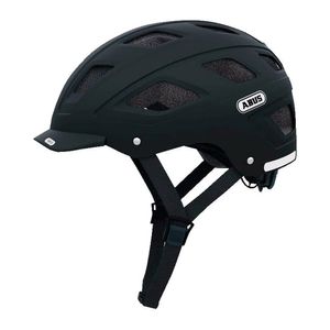 Casco Abus Hyban Velvet M, carcasa ABS, luz trasera, 52-58 cm, negro