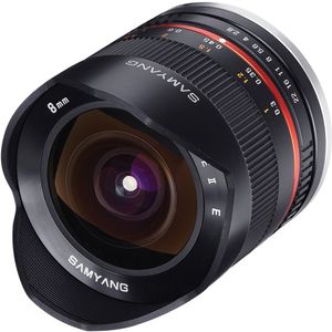 Objetivo Samyang 8mm f/2.8 Fisheye II para montura Canon EF-M