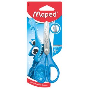 Tijera MAPED Pulse 13cm Verde/Fucsia/Azul Surtido