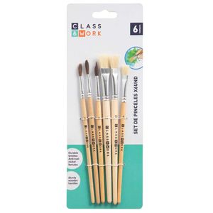 Pinceles Kids CLASS&WORK KR972329 Blíster 6un