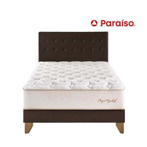 Dormitorio Europeo PARAISO Royal Elizabeth Chocolate King +2 Almohadas Viscoelásticas + Protector