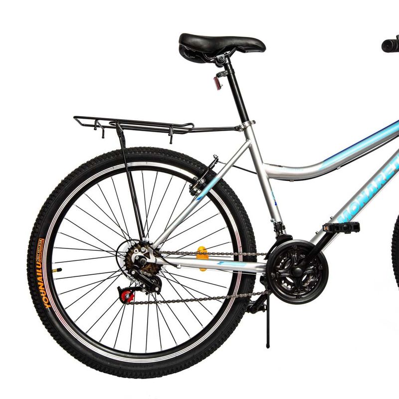 Bicicleta MONARETTE Master City 21V Aro 26 Gris Azul 800705