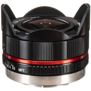 Lente Samyang 7.5mm f/3.5 UMC Fisheye MFT - Negro