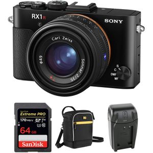 Cámara digital Sony Cyber-shot RX1R II con kit de accesorios