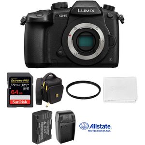 Kit Deluxe de cámara sin espejo Panasonic Lumix GH5