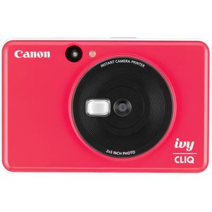 Impresora de cámara instantánea Canon IVY CLIQ con kit de 20 hojas de papel (Ladybug Red)