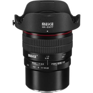 Lente Ojo de Pez Meike MK-8mm f/3.5 para Micro Cuatro Tercios