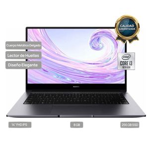 Matebook HUAWEI D14 14'' Intel Core i3 10ma generación 8GB 256GB SSD
