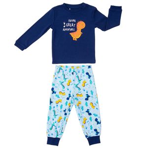Pijama Polo + Pantalón Baby Eureka Bebé Niño Polialgodón
