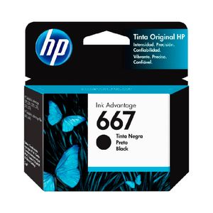 Cartucho de tinta HP 667 Original Negro