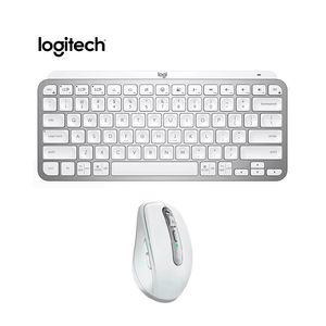 Combo Teclado Logitech MX Keys + Mouse Mx Anywhere 3 Wireless Gris