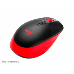Mouse Inalámbrico Logitech M190 Rojo