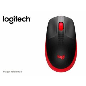 Mouse Inalámbrico Logitech M190 Rojo