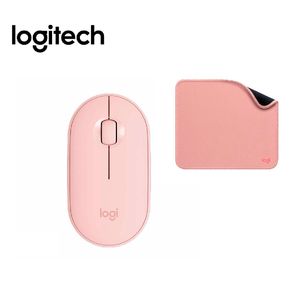 Mouse Logitech M350 Rosa + Pad Mouse Antisalpicaduras