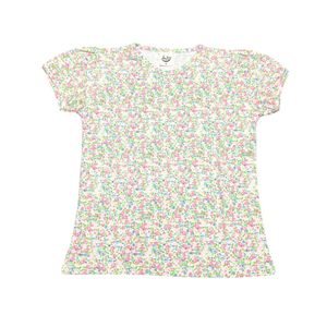 Polo Niña Diseño Flores talla 10