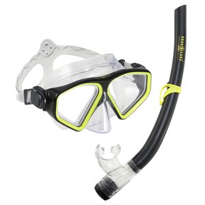 Combo máscara y snorkel Aqua Lung Sport Saturn Negro