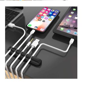 Organizador Soporte de Silicona para Cables
