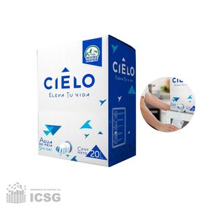 Caja Agua Cielo de Mesa sin Gas 20 Litros + Regalo