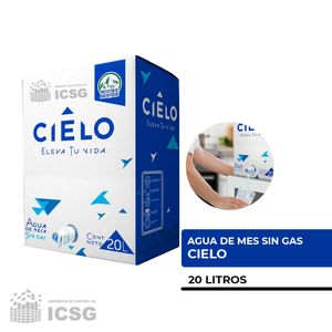 Caja Agua Cielo de Mesa sin Gas 20 Litros + Regalo
