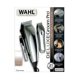 Kit de corte de cabello Wahl Deluxe Groompro 21 piezas