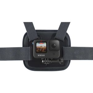 Arnés con soporte para pecho GoPro, compatible con Hero 10, Hero 9, Hero 8, Hero 7, Hero 6, Hero 5, Hero 4, ajustable, negro