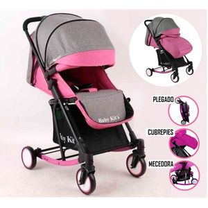 Coche Cuna Mecedora Baby Kits ROCCIO Fucsia
