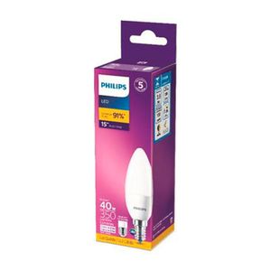 Foco led vela 3.5-40w E14/E27 Amarillo