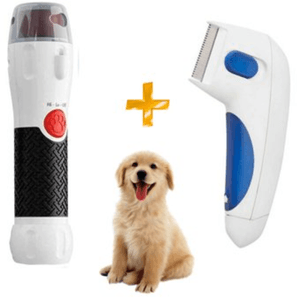 Combo Mascota Peine Antipulgas y Limador