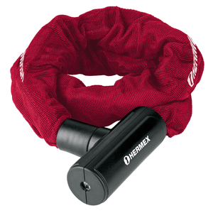 Candado Forrado Hermex de 10 mm Rojo