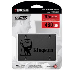 Disco Sólido 480 GB SSD Kingston SSDNow A400 - SA400S37/480G