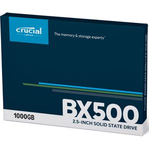 Disco Sólido Crucial 1TB BX500 Sata III 2.5" Internal SSD - CT1000BX500SSD1