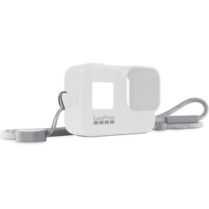 Funda Silicone Sleeve y Lanyard Kit GoPro HERO8 Blanco - AJSST-002