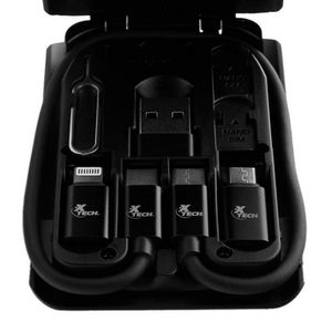 Adaptador Xtech multipuerto USB Tipo C Estuche portátil multifuncional - XTC-570