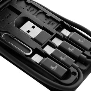 Adaptador Xtech multipuerto USB Tipo C Estuche portátil multifuncional - XTC-570