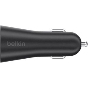 Cargador Belkin BOOSTUP 2-Port Auto Carro Cable Lightning - F8J221BT04