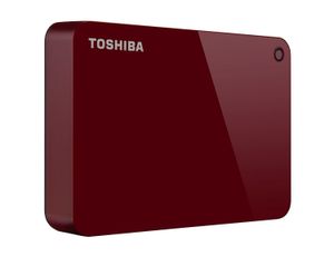 Disco Externo Toshiba 1TB Canvio Advance Rojo - HDTC910XR3AA