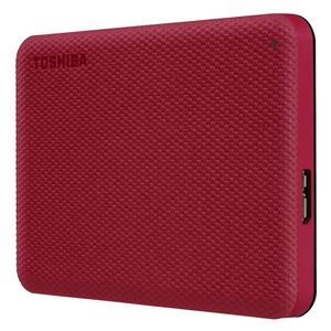 Disco Externo Toshiba 1TB Canvio Advance v10 Rojo - HDTCA10XR3AA