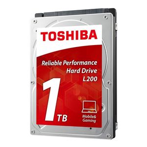 Disco Toshiba 1TB L200 7mm 25 5400RPM 128MB Bulk Laptop - HDWL110UZSVA
