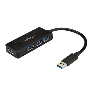 Hub Startech 4 Puertos Concentrador USB 3.0 y Carga - ST4300MINI