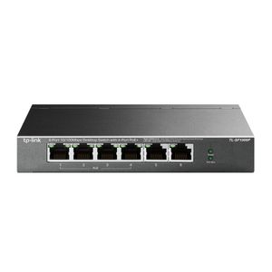 Switch TP-Link TL-SF1006P de 6 Puertos 10/100 Mbps (4 Puertos POE)