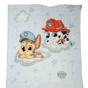 Edredón Flannel con Sherpa Paw Patrol Nube Cuna