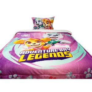 Edredón Flannel con Sherpa y 1 Funda Sham Paw Patrol Sweet 1.5 plz