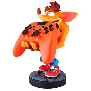 Figura Crash Bandicoot Cable Guys Soporte 20cm