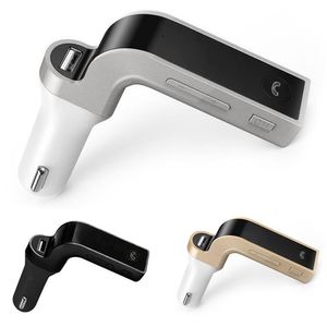 Transmisor Fm Bluetooth para Auto Carg7 Música Radio Plateado
