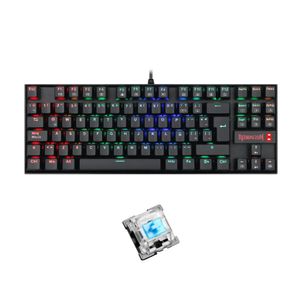 Teclado Mecánico  Redragon Kumara K552-RGB Black Blue Switch