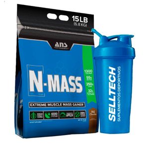 Ganador de Peso Ans N Mass 15 Lb Chocolate + Shaker