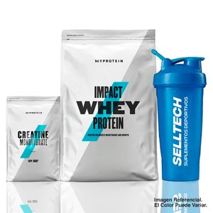 Pack Myprotein Impact Whey Protein 2.5 kg Vainilla + Creatina Monohidratada 250gr + Shaker